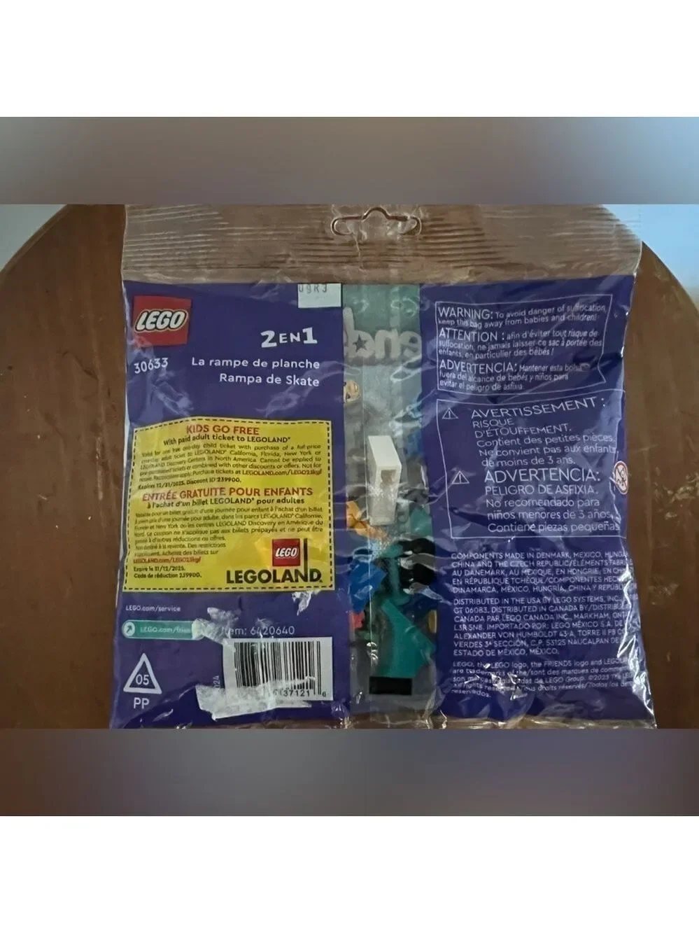 LEGO 30633 Skate Ramp polybag - New.